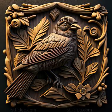 3D model st bobolink (STL)